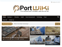 Tablet Screenshot of portwiki.net